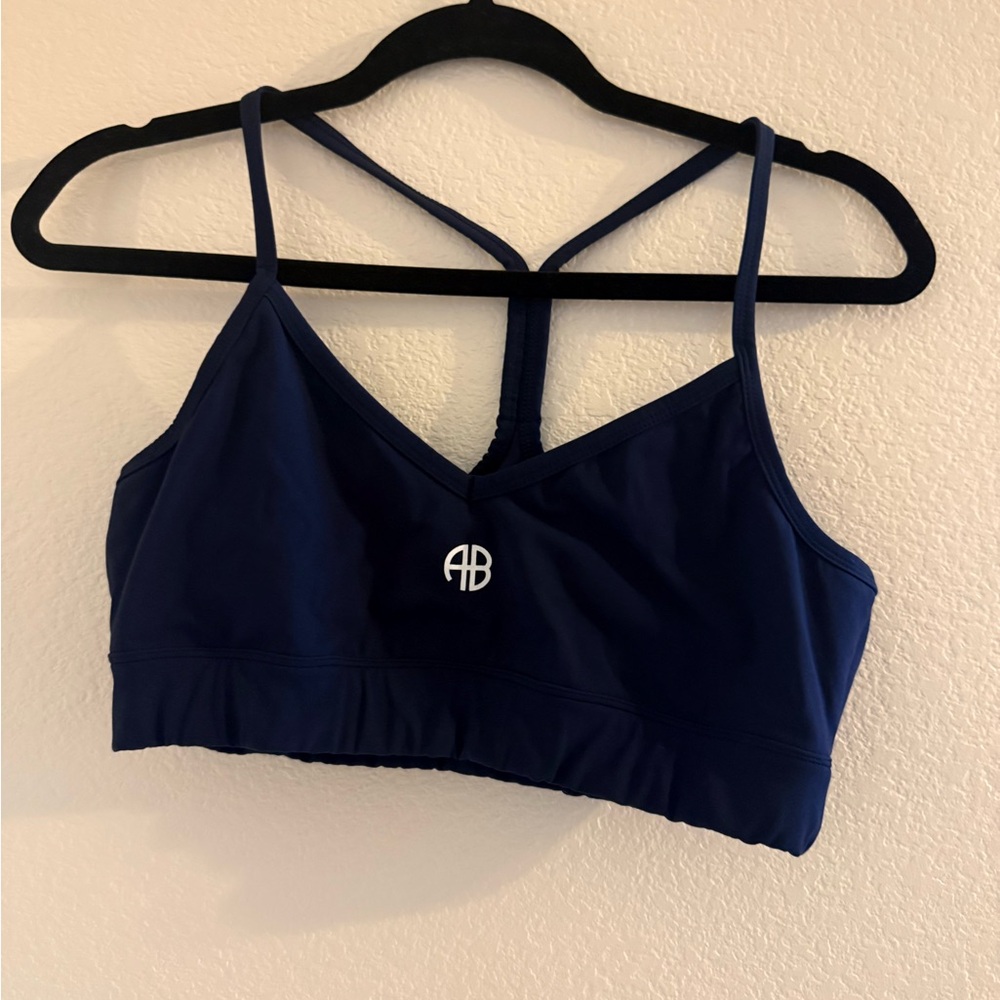 Anine Bing Deep Blue Sports Bra